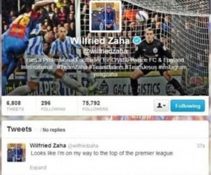 Zaha tweet