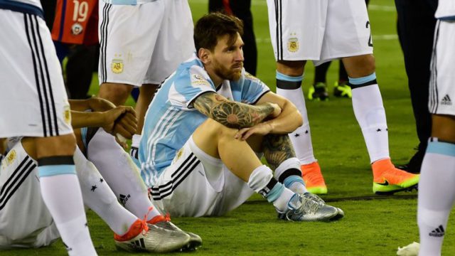 messi copa loss