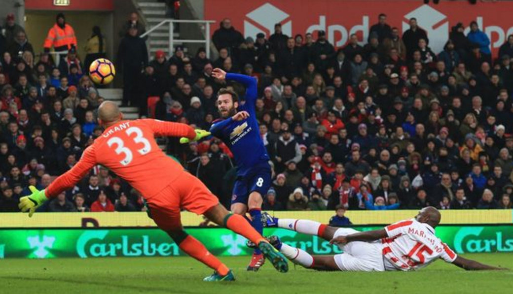 it wasn't Juan Mata's, leaving it to Wayne Rooney to rescue Manchester United