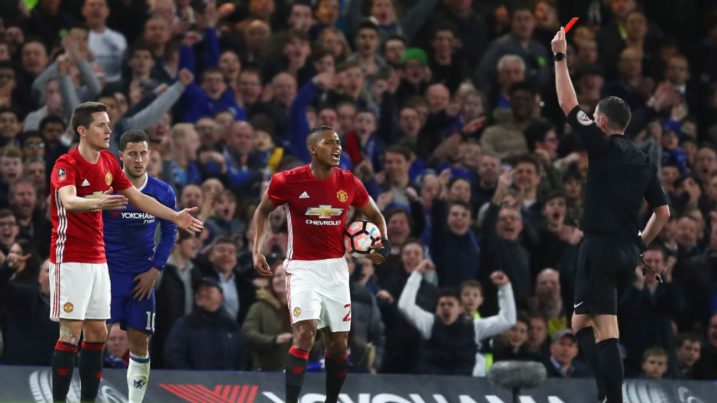 Ander Herrera's lack of situational awareness saw him sent off and Manchester United sent out of the FA Cup
