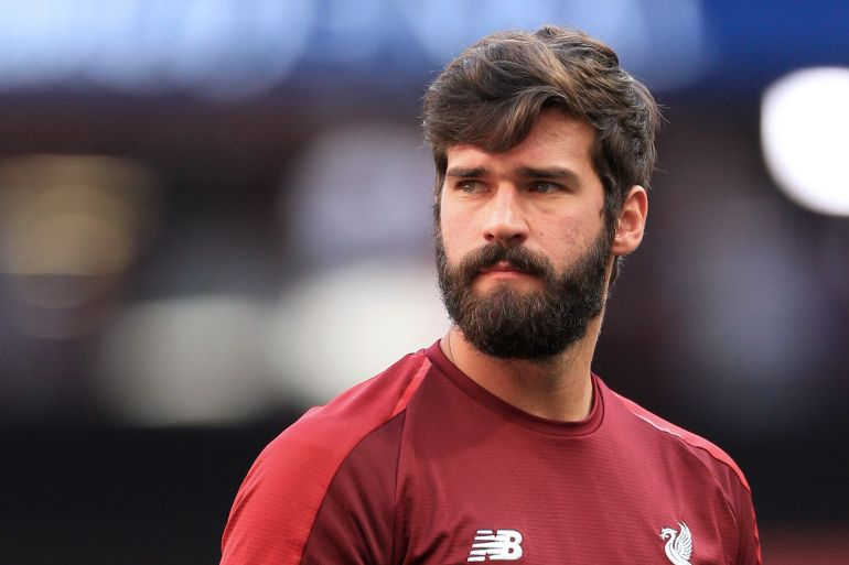 Liverpool goalkeeper Allison targets return against Manchester United