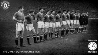 Flowers Of Manchester United Stars Pay Tribute To The Busby Babes