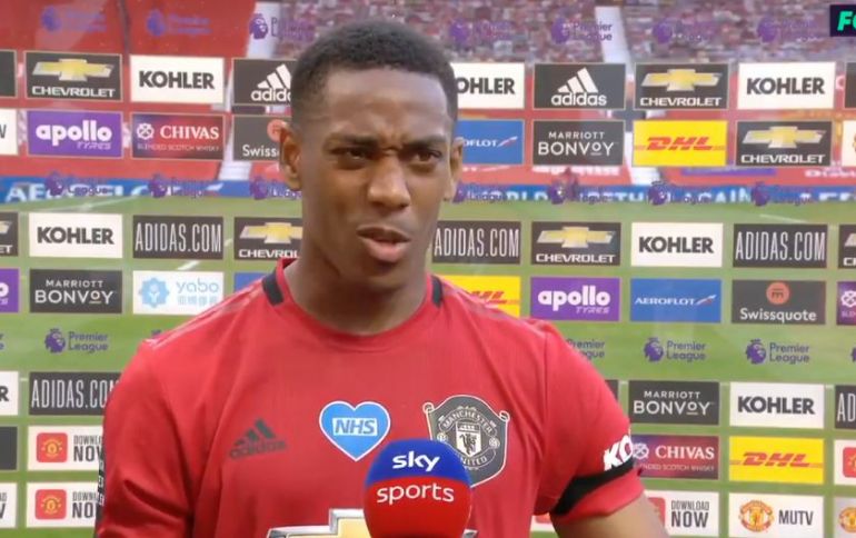 Hilarious post-match interviews sees Martial forget who assisted his goals