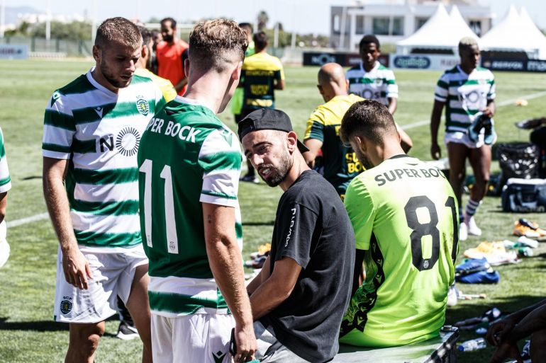 Photos Bruno Fernandes visits Sporting Lisbon preseason training camp