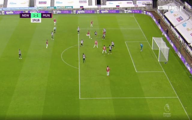 Video - Fernandes disallowed goal vs Newcastle