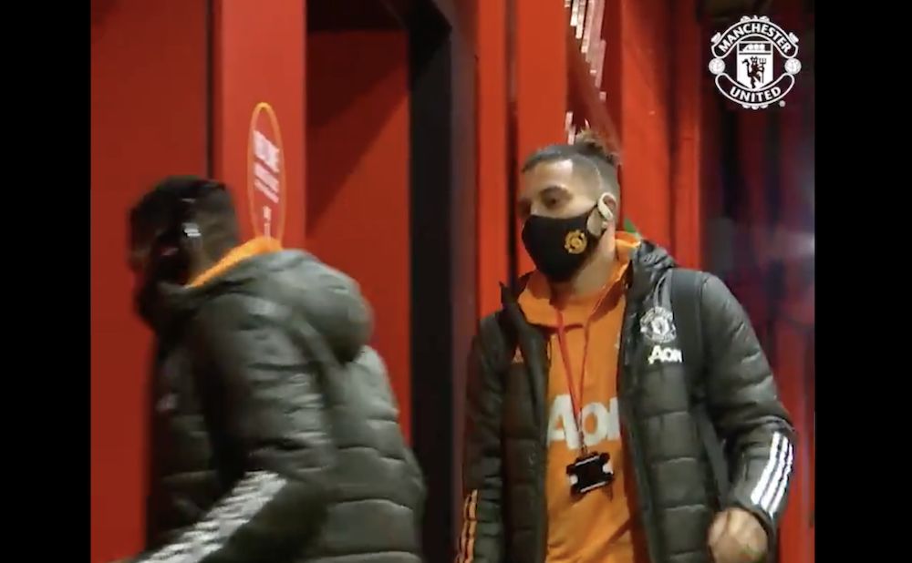 (Video) Man United squad arrive at Old Trafford ahead of Southampton match