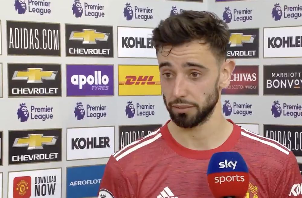 (Video) Bruno Fernandes deflated following Fulham draw but glad fans ...
