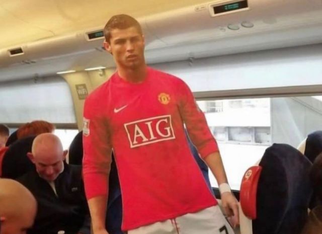 United fans bring Ronaldo cardboard cutout on away trip to Wolves