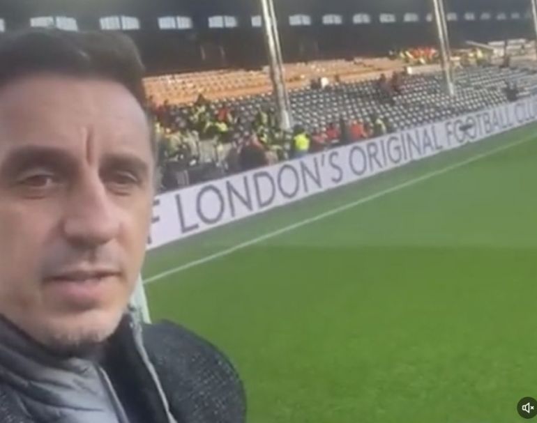 (Video) Gary Neville Calls Scholes A "b******" For Joining Fulham Fans ...