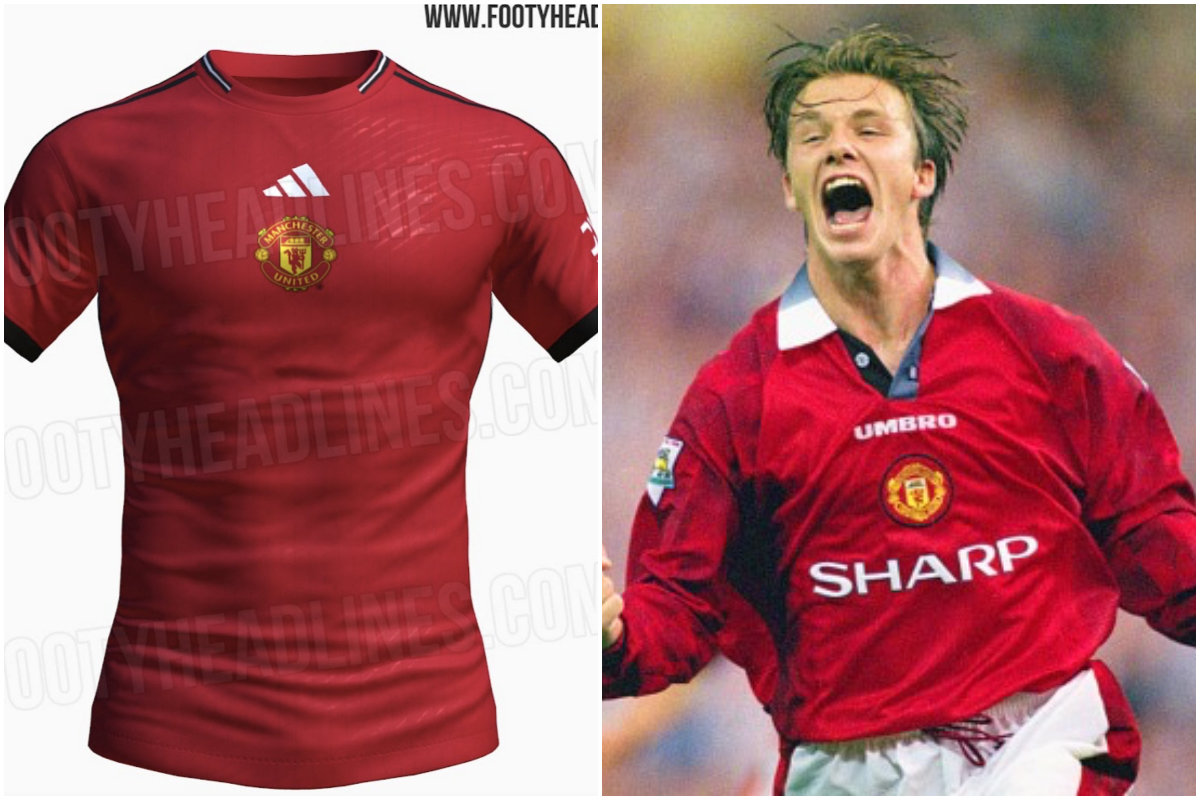 Leaked mockup shows how United’s shirt may look next season