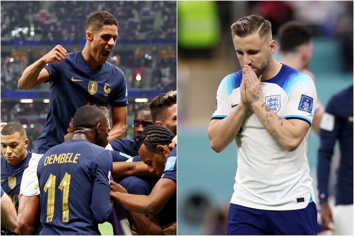 England fall to France as another three Man United stars are eliminated