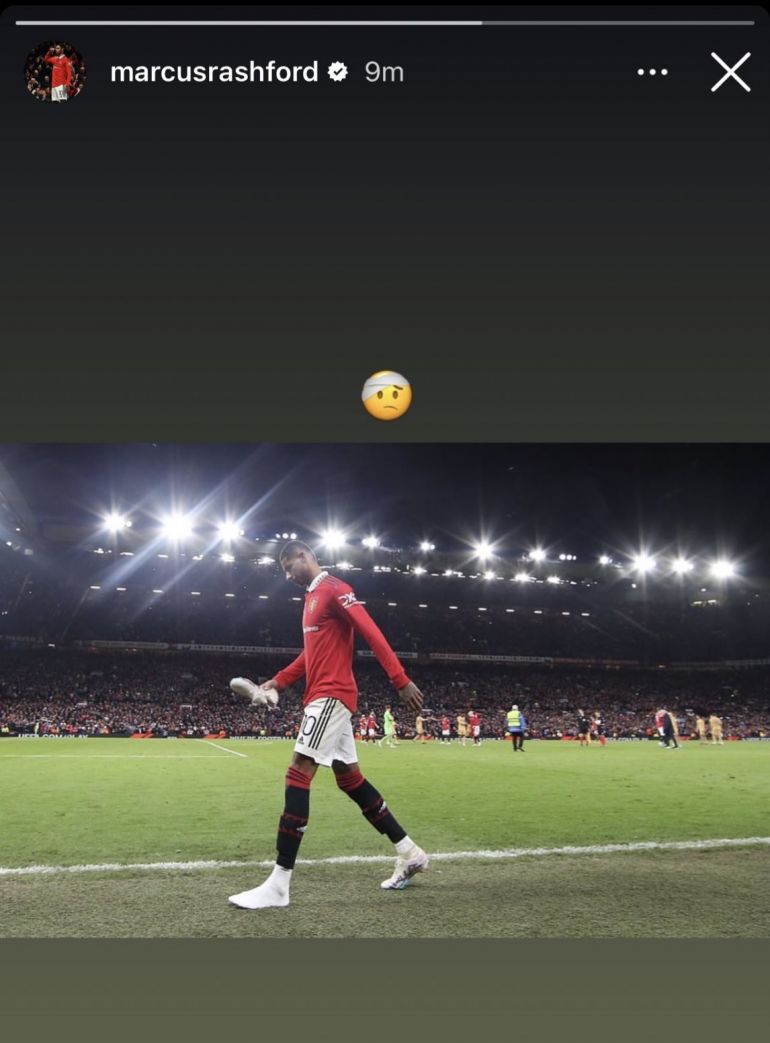 Manchester United Forward Marcus Rashford Posts Cryptic Message On ...