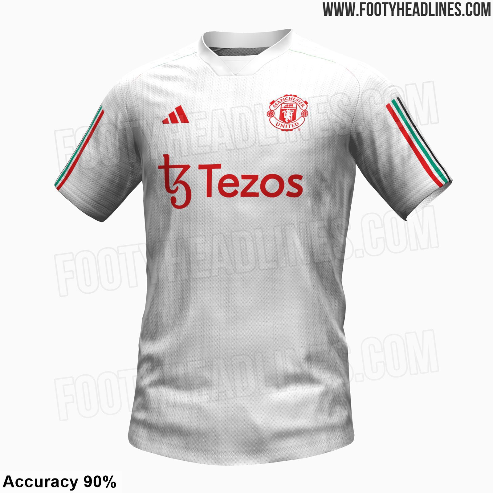 Leaked Manchester United training shirt for 2023/2024 season