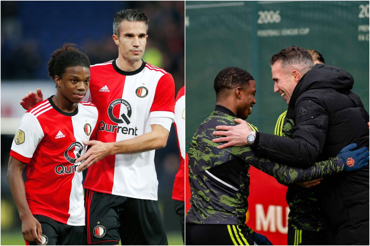 Van Persie lauds Tyrell Malacia: 'I'm so proud of him'