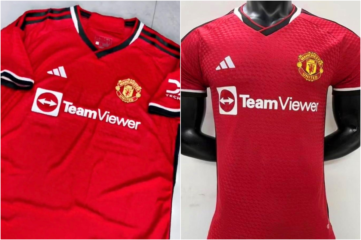 Photo) Leaked Manchester United home kit for 2023/2024 campaign