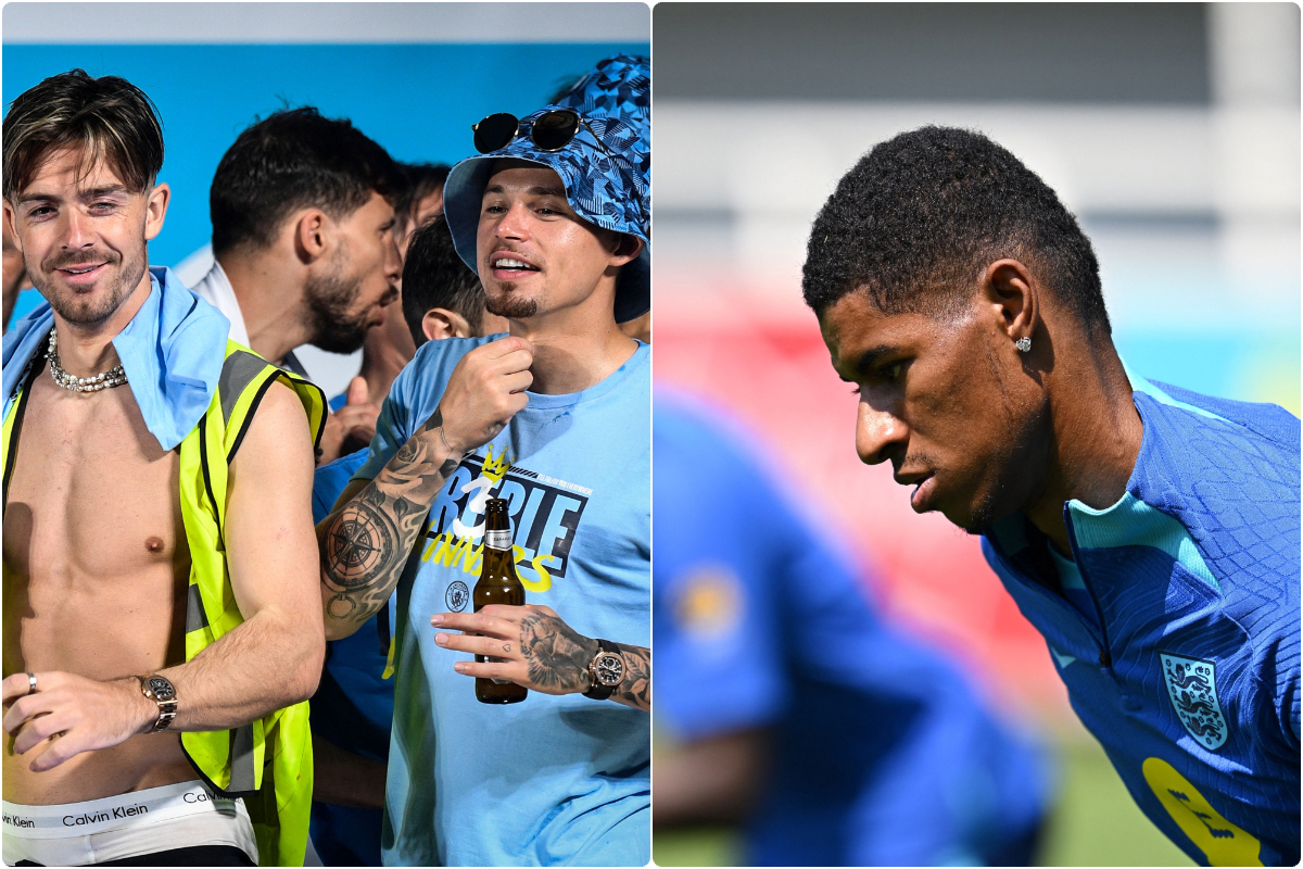 Marcus Rashford will congratulate Man City's treble winners