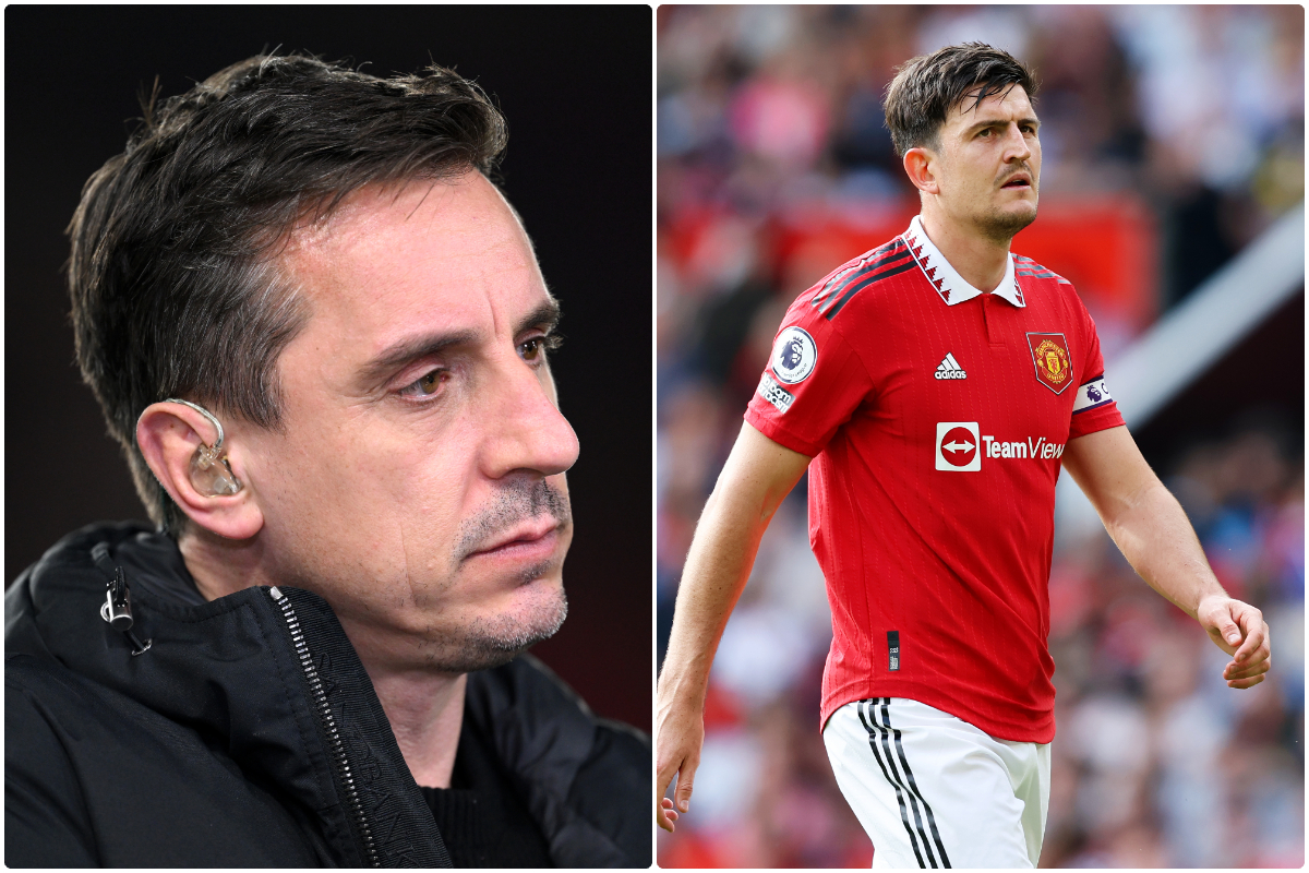 Gary Neville praises Harry Maguire for reaction to removal of captaincy