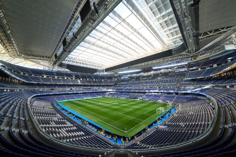 Manchester United chief visits spectacular Bernabeu