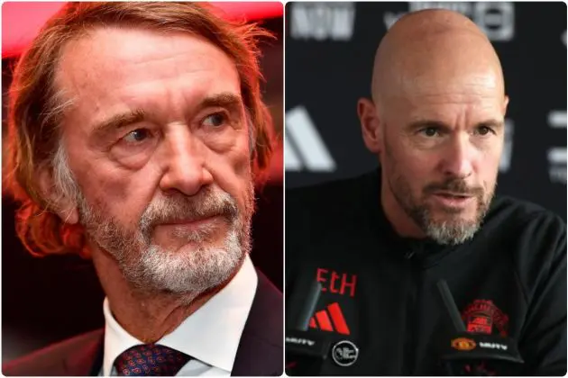 Sir Jim Ratcliffe Erik ten Hag Man United