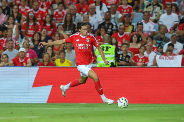 Alvaro Carreras of Benfica is attracting interest from a host of top European clubs.