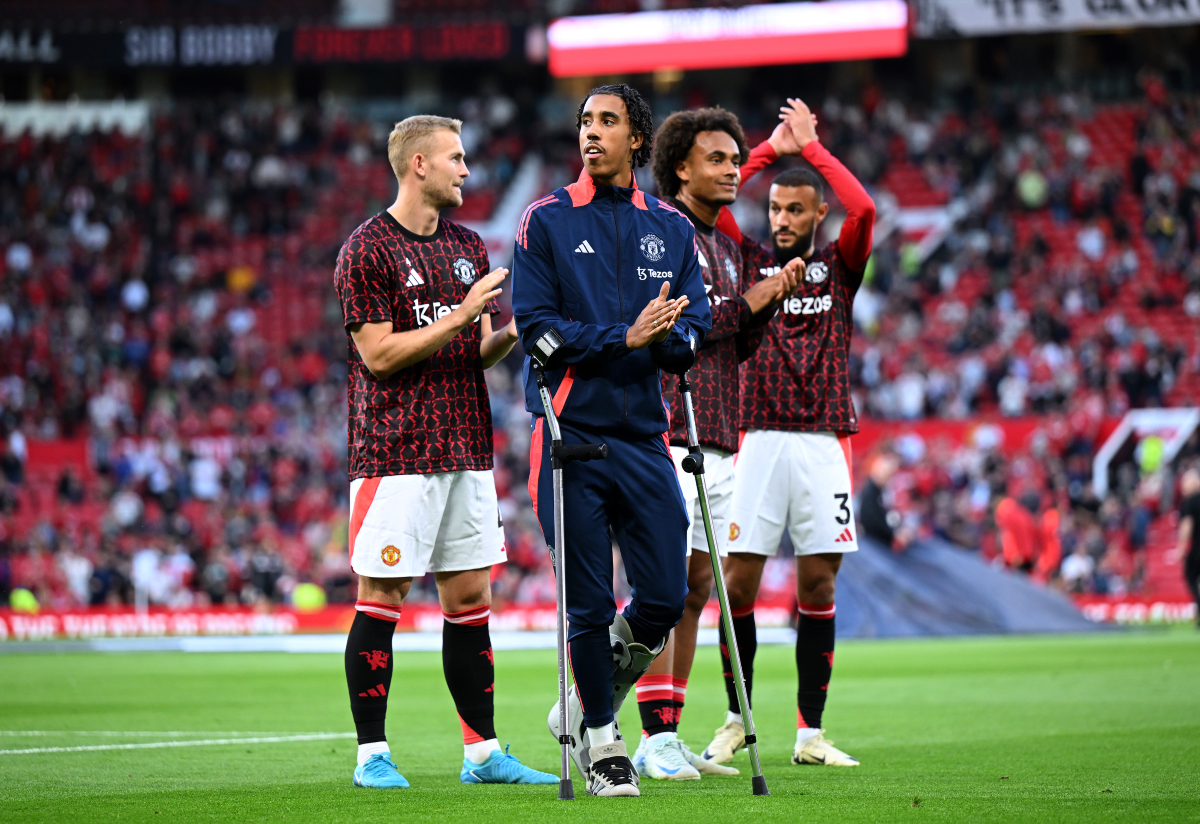 Leny Yoro is still awaiting his competitive Manchester United debut.