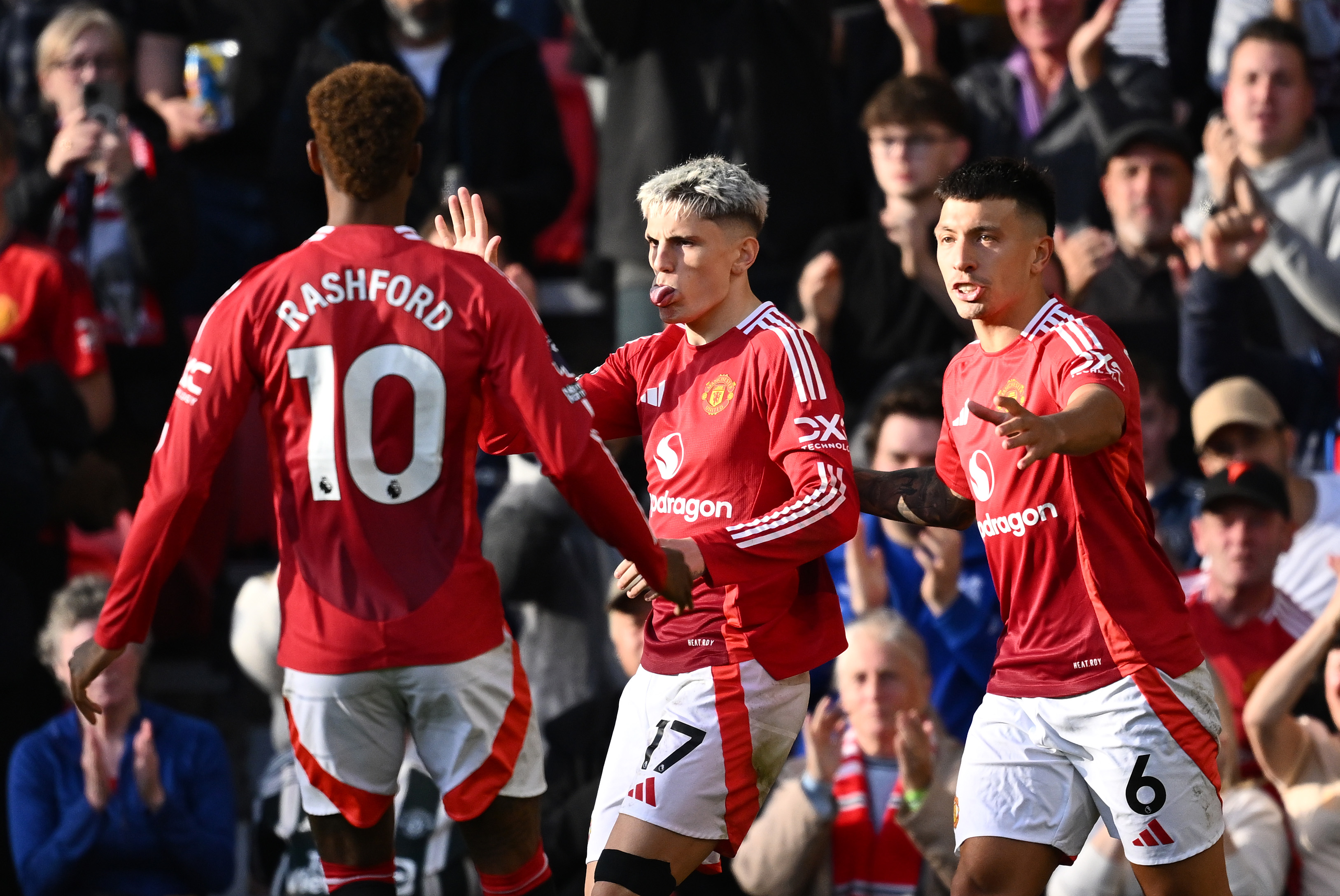 Alejandro Garnacho netted the equaliser vs Brentford before Rasmus Hojlund scored the winner.