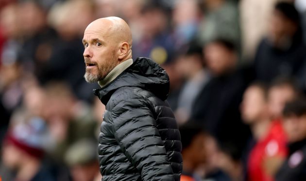 Erik ten Hag unhappy as Manchester United fail to score at Villa Park