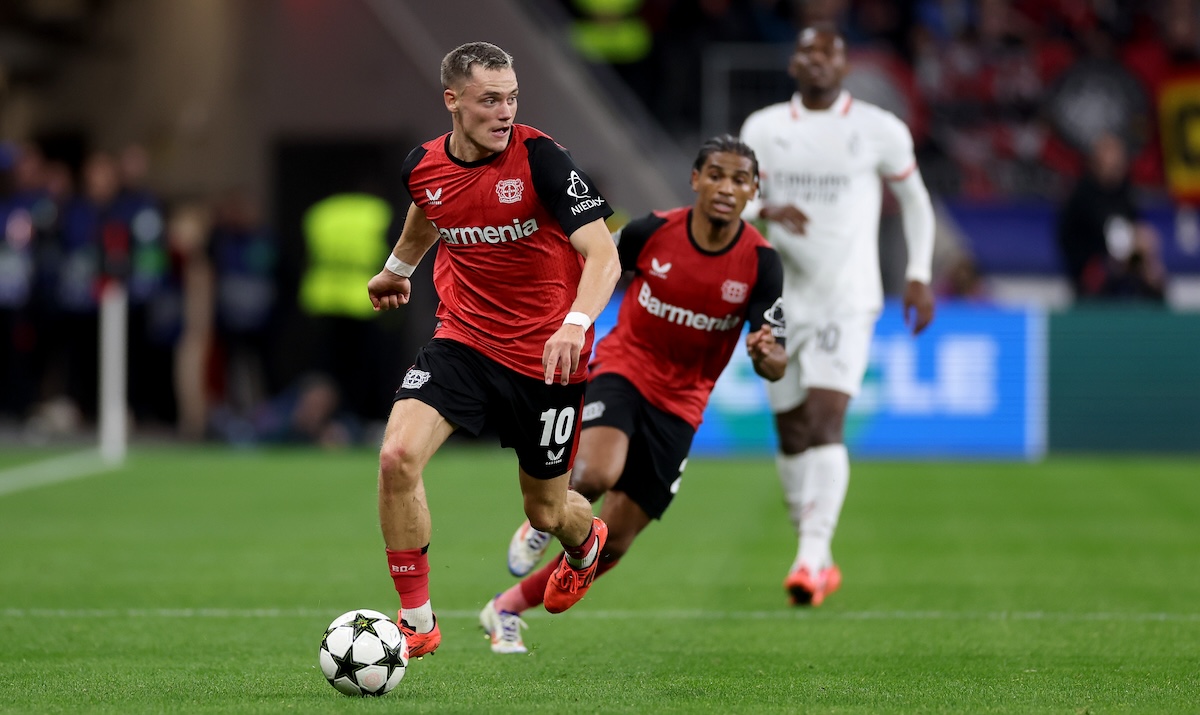 Florian Wirtz has three goals in as many Champions League games this season for Bayer Leverkusen