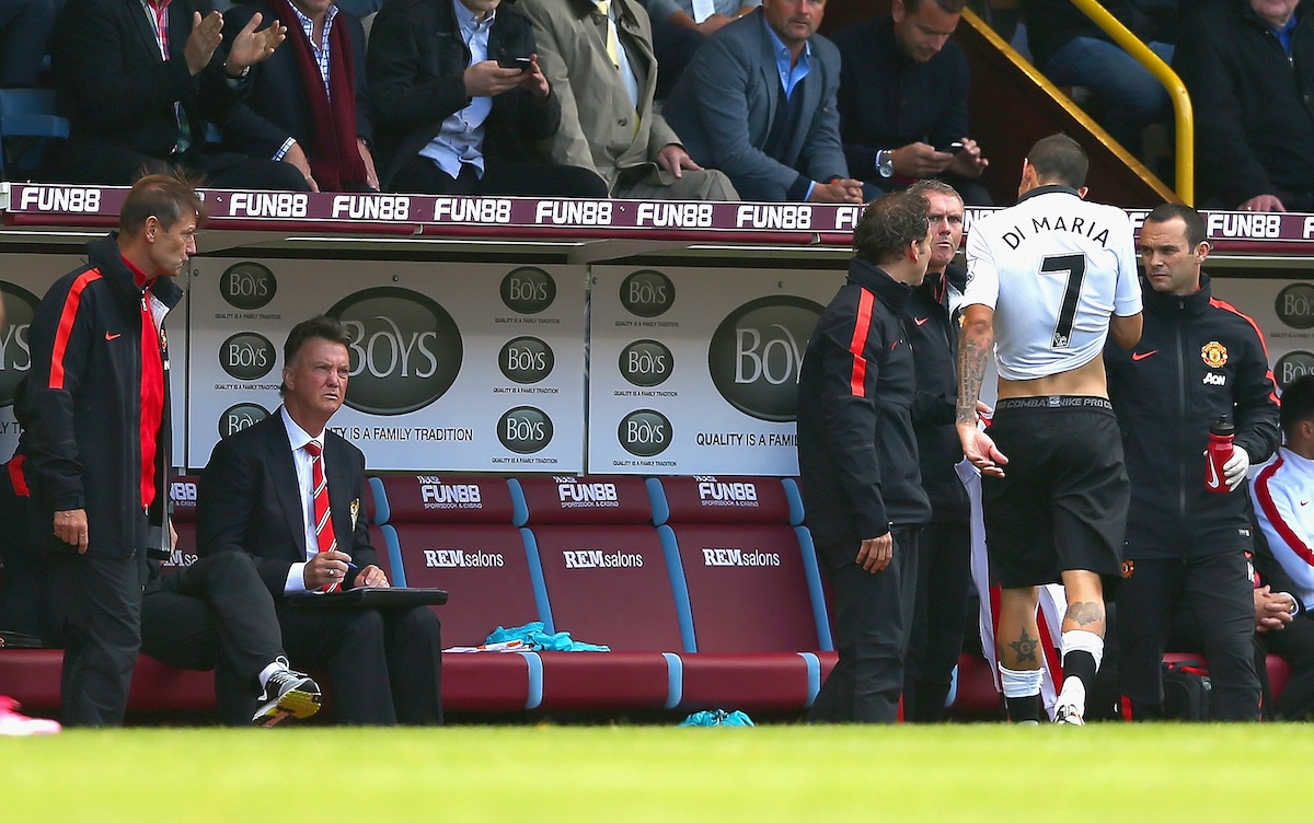 Louis van Gaal and Angel Di Maria did not see eye-to-eye at Manchester United