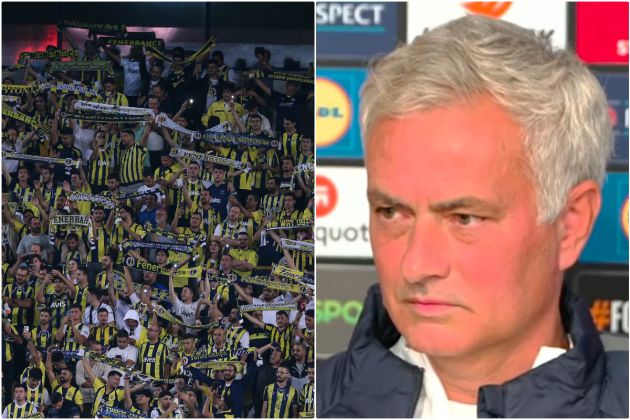 Jose Mourinho is under pressure at Fenerbahce