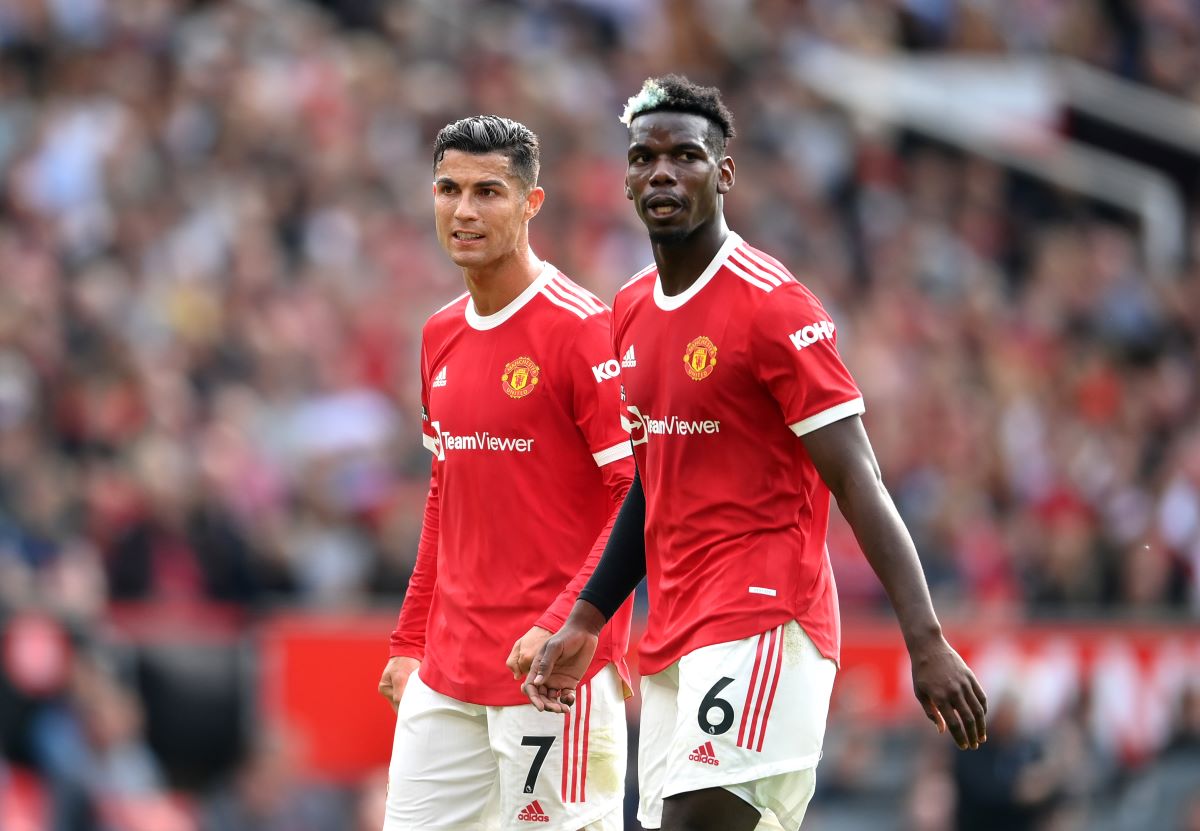 Paul Pogba and Cristiano Ronaldo during their second stints at Man Utd