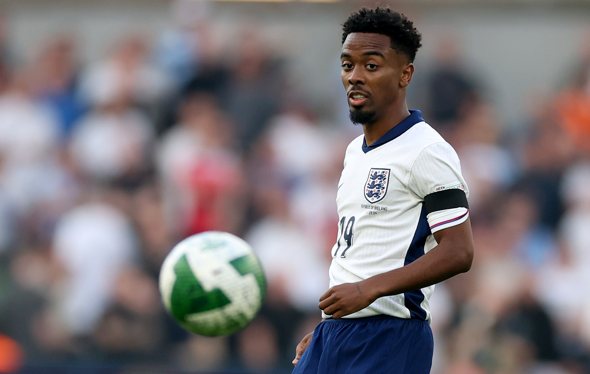 Angel Gomes makes his England debut against the Republic of Ireland.