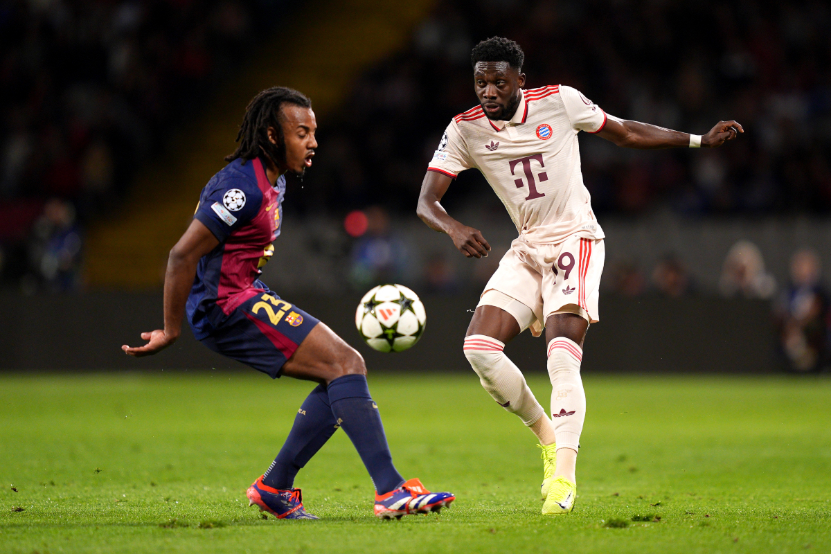 Alphonso Davies of Bayern Munich