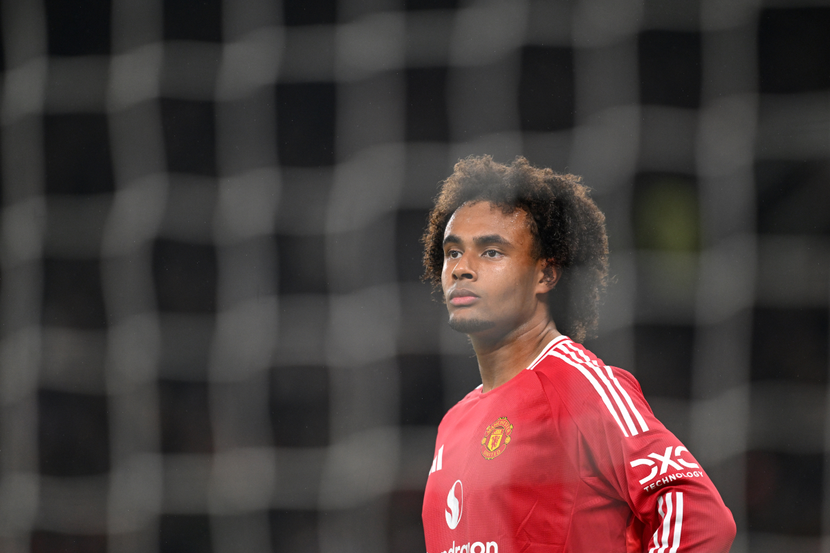 Joshua Zirkzee has scored only once for United this season.