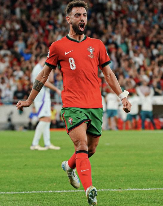 Bruno Fernandes and Cristiano Ronaldo were on fire for Portugal