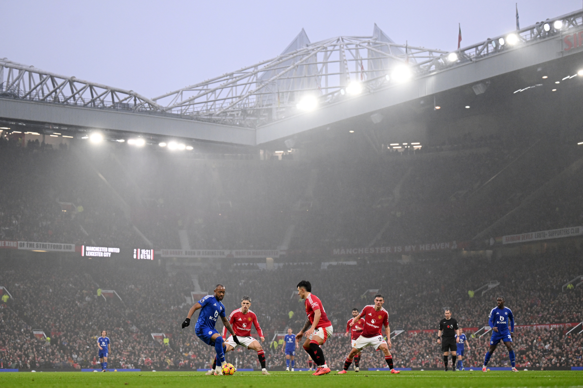 Lisandro Martinez in action at Old Trafford.