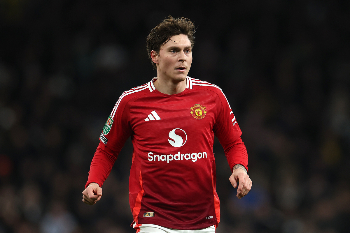 Victor Lindelof in action vs Spurs.