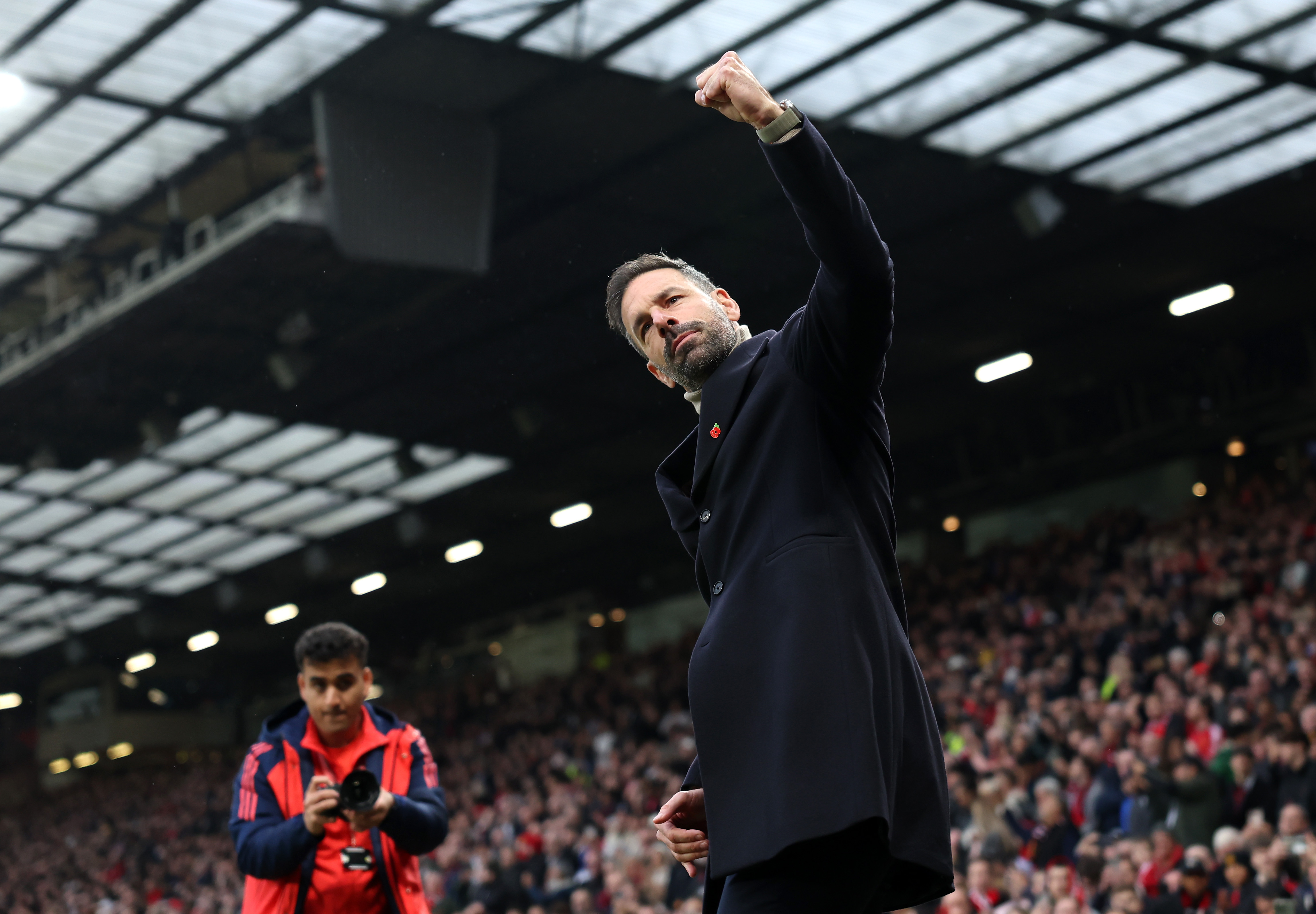 Ruud van Nistelrooy at Old Trafford.