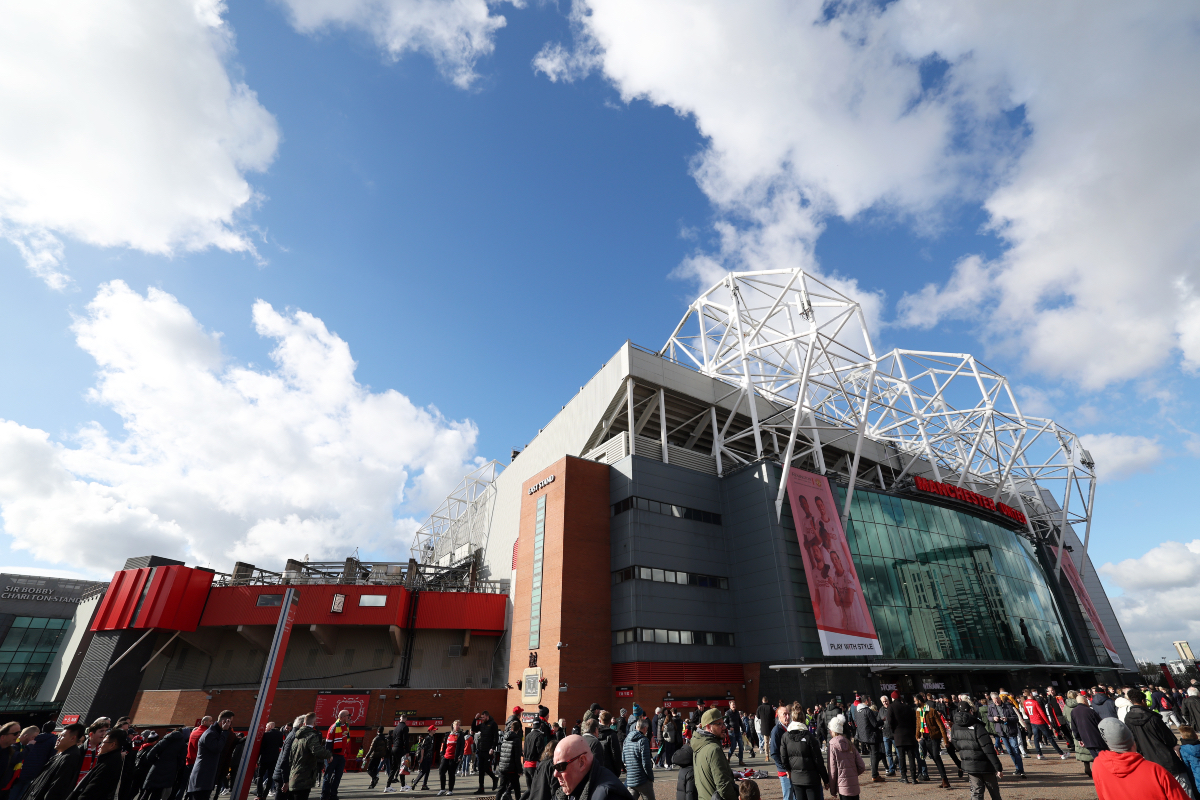 A general view of Old Trafford on matchday.