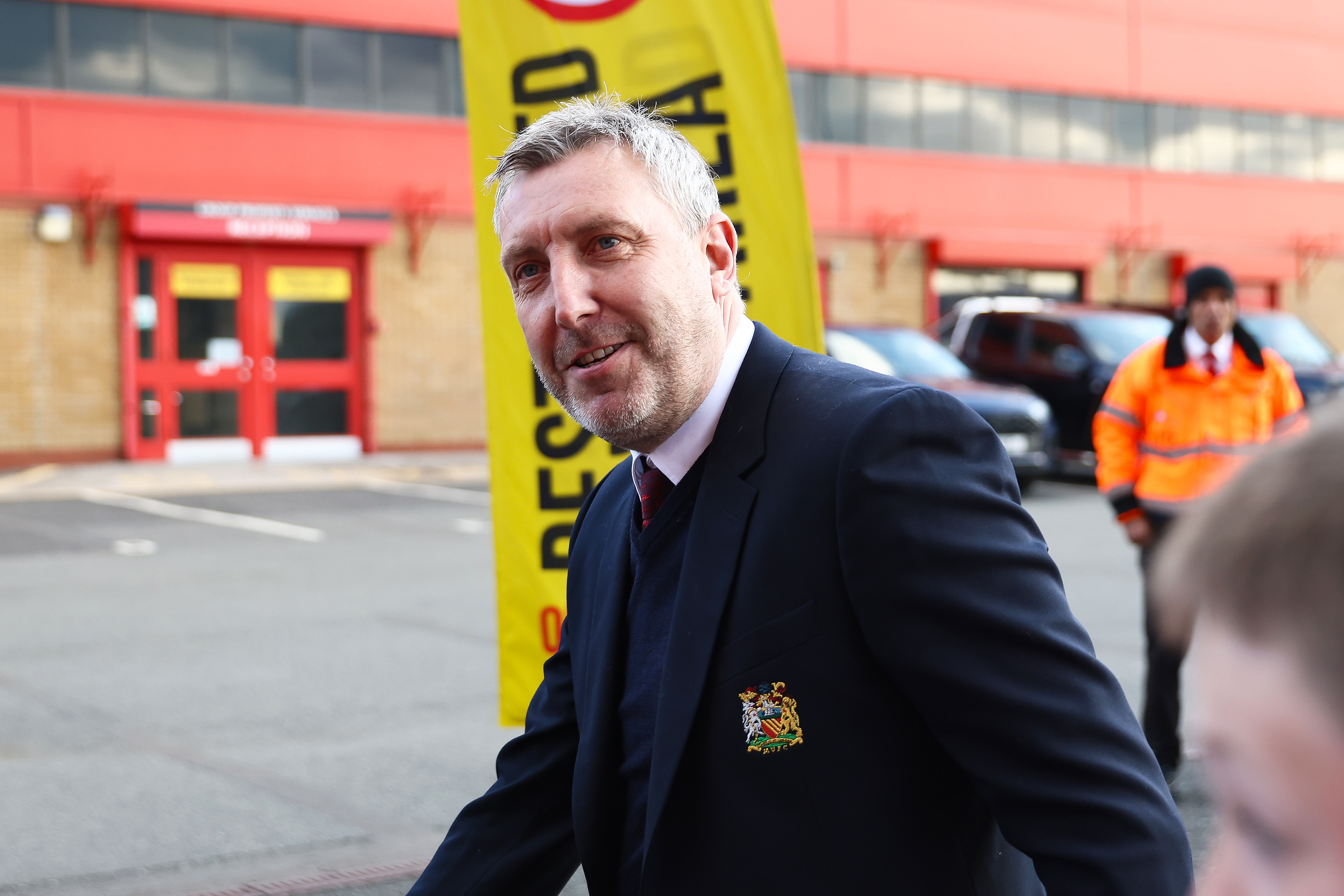 Manchester United technical director Jason Wilcox arriving at Old Trafford