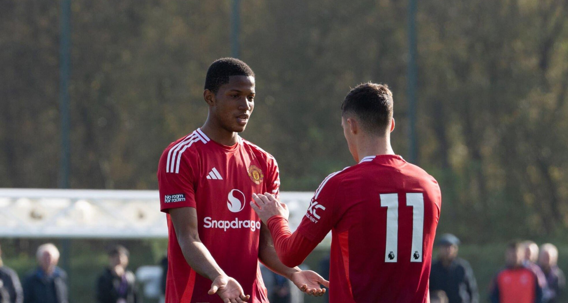 Chido Obi-Martin in action for Manchester United U18s.