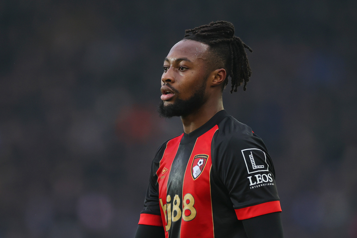 Antoine Semenyo in action for Bournemouth