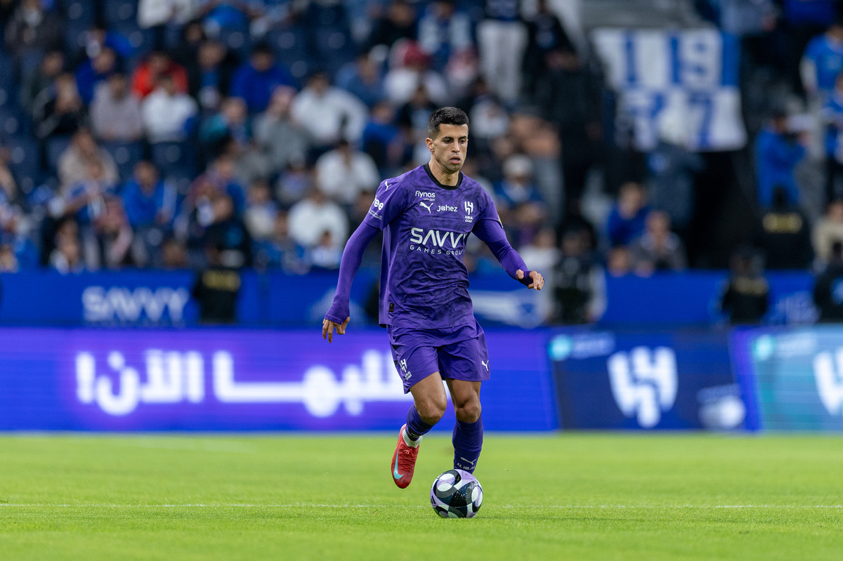 Joao Cancelo in action for Al-Hilal