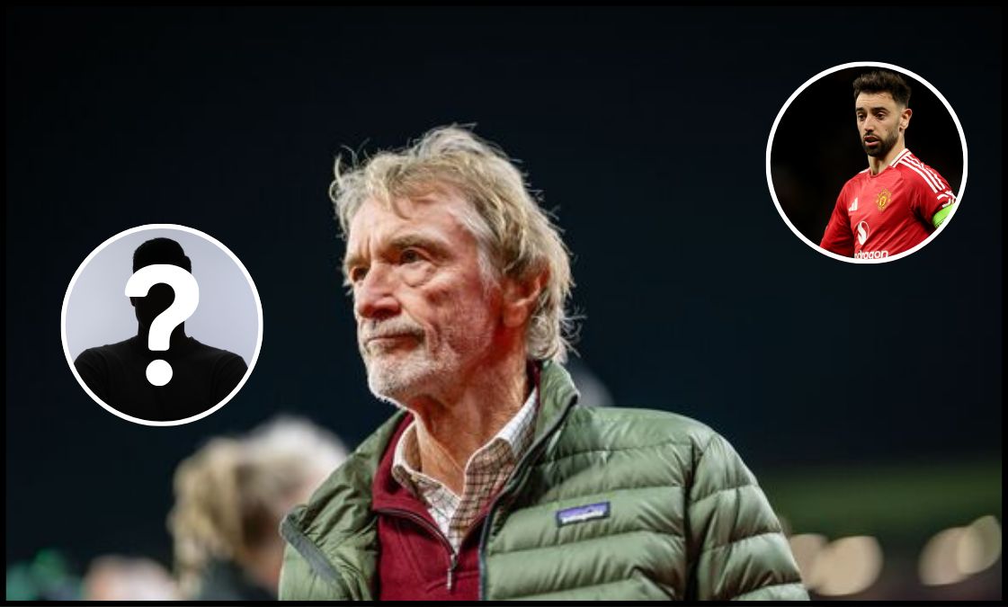 Sir Jim Ratcliffe looking on