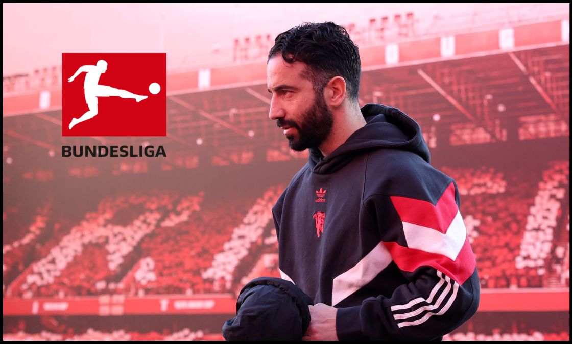 Ruben Amorim arrives at the City Ground.
