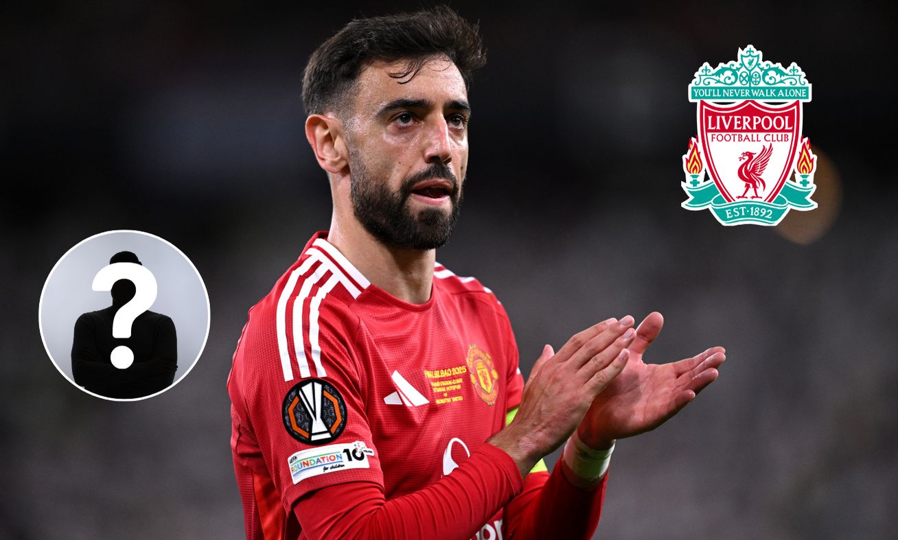 Bruno Fernandes applauding Man United fans