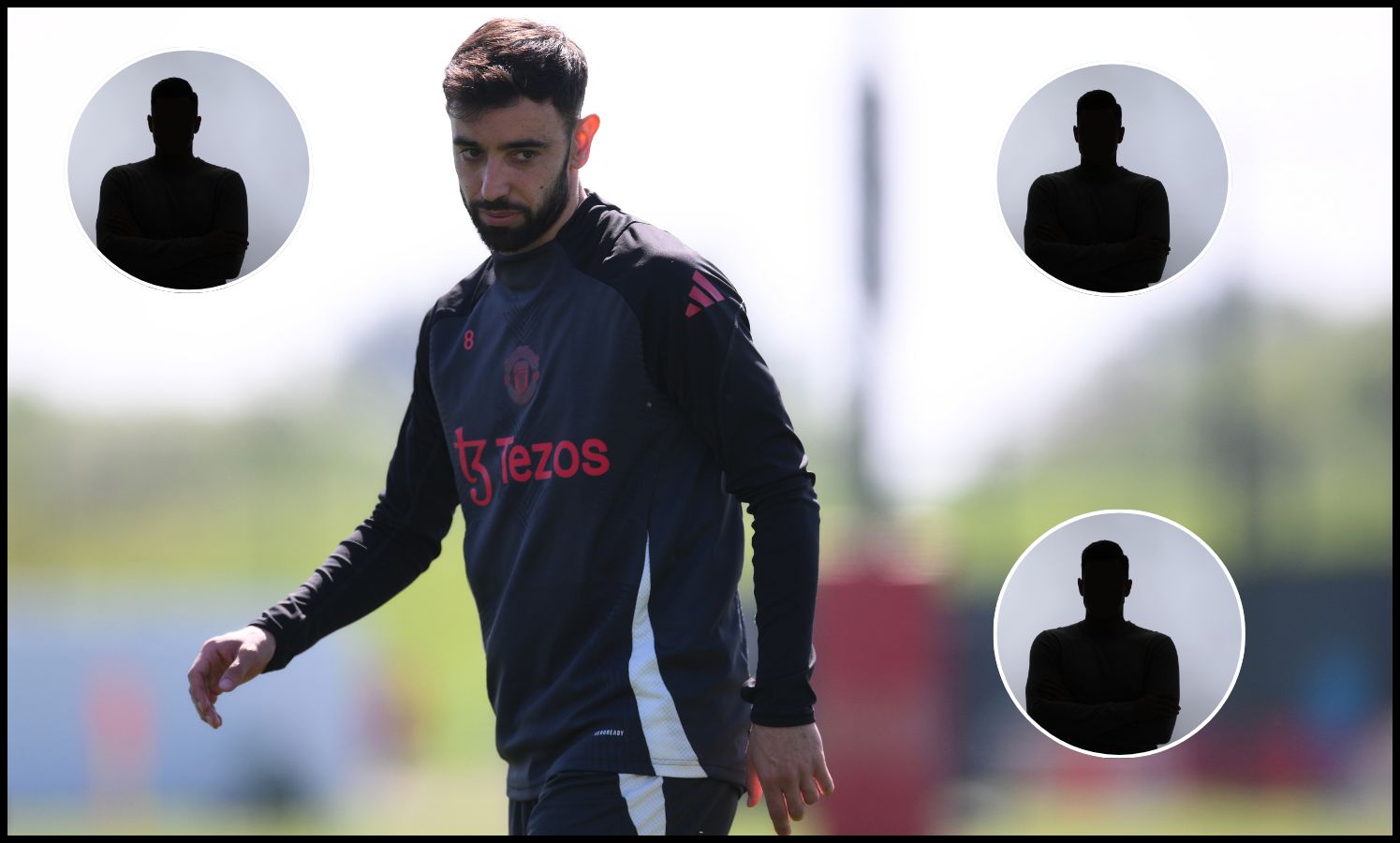 Bruno Fernandes in Man Utd training