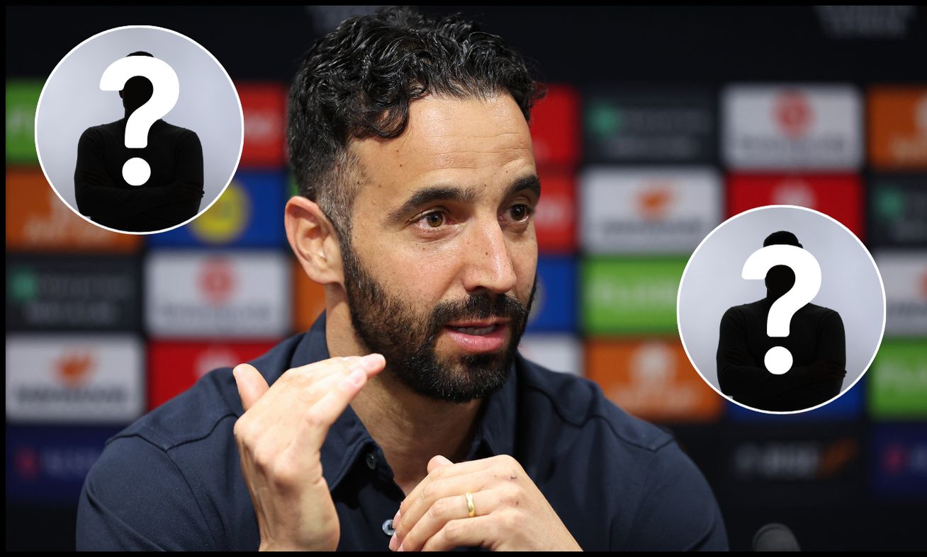 Ruben Amorim speaking in his press conference