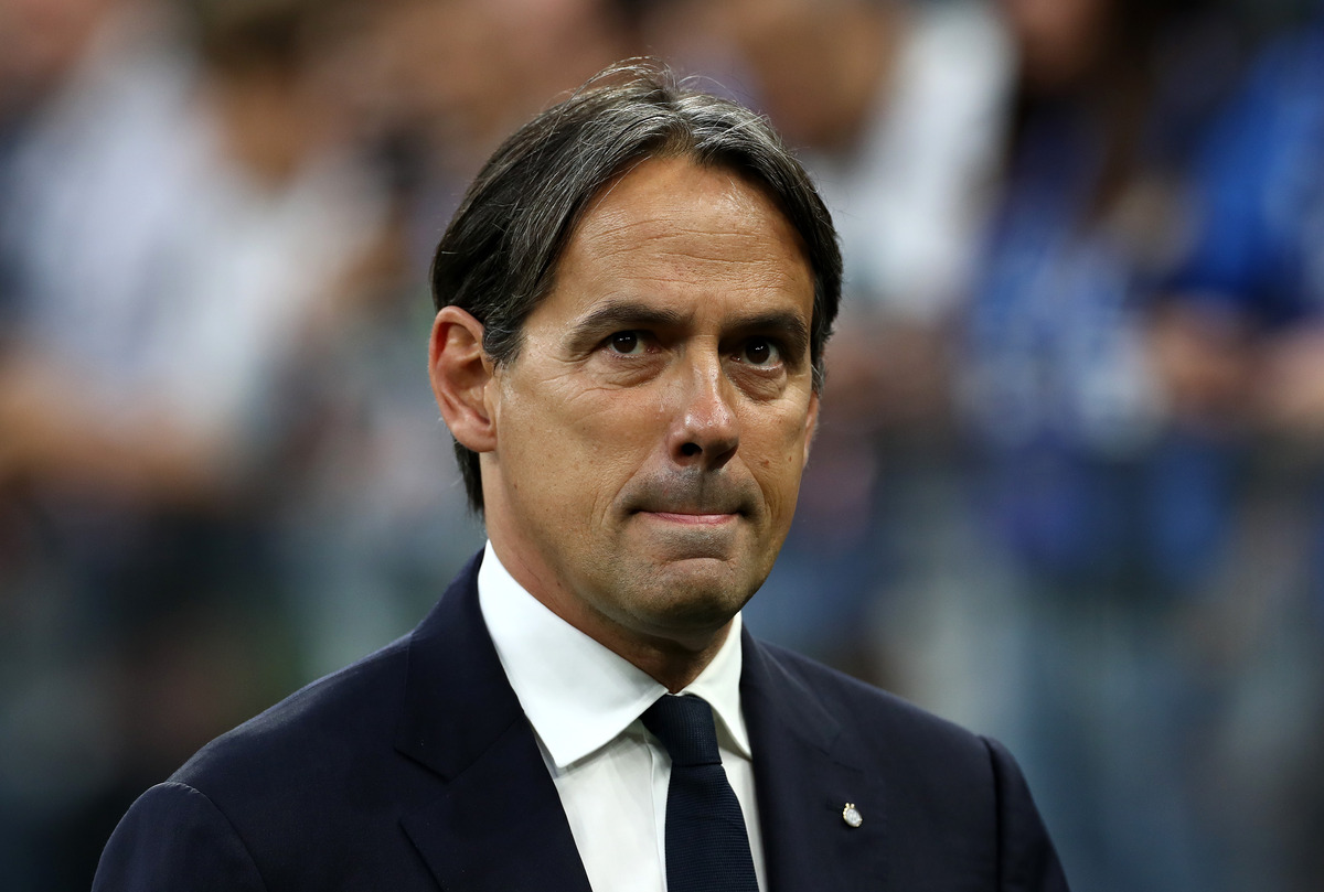 Simone Inzaghi looking on