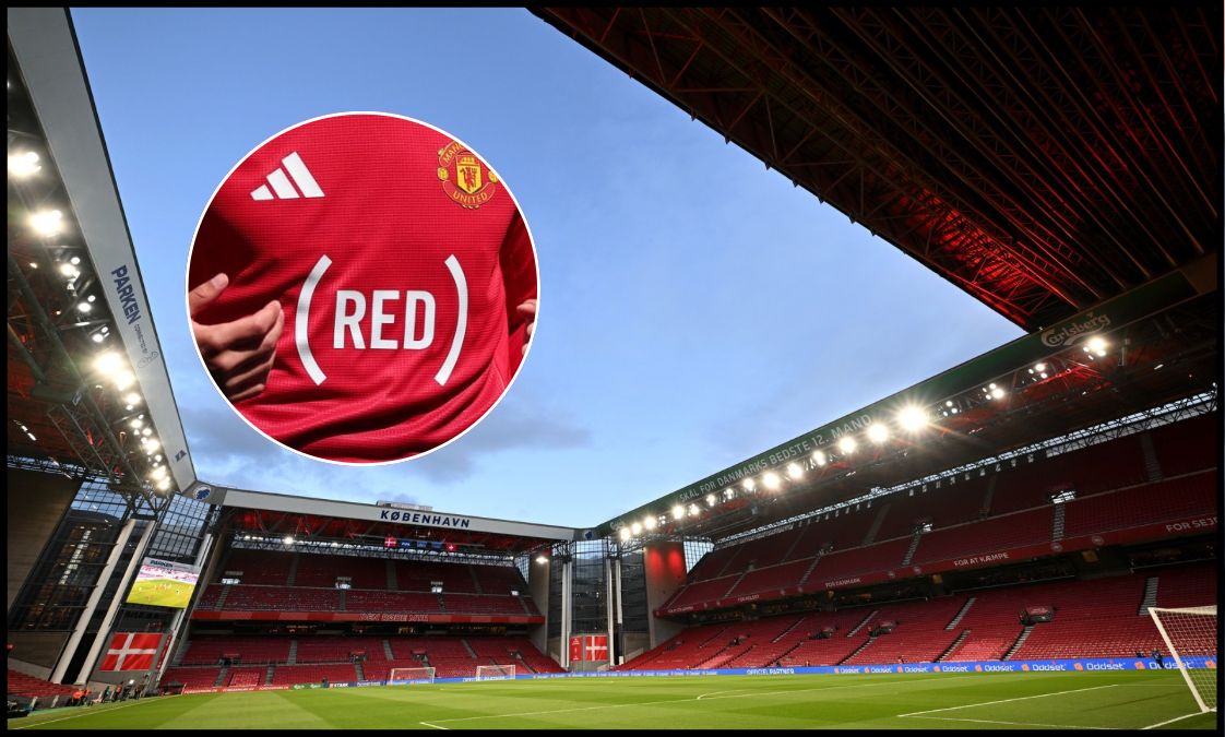 A general view inside Parken Stadium in Copenhagen.